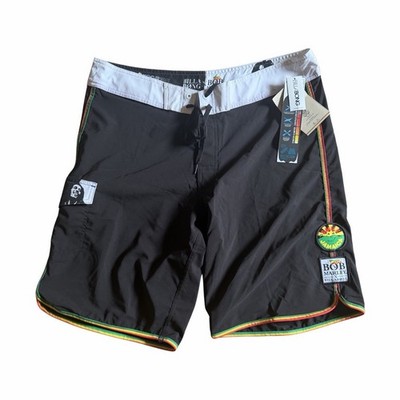 Billabong x Bob Marley Men's Colorblock Board Shorts Size 38 Quick Dry Surf