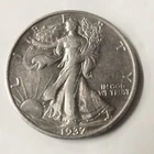 1937 S Walking Liberty Half Dollar 90% Silver