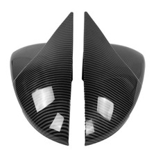 Pair Of Rear Side Mirror Cover Caps Housing Addon For MK7 MK7.5 R