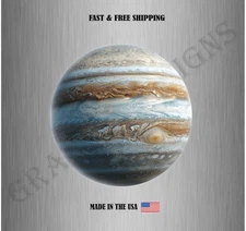 PLANET JUPITER NASA SPACE VINYL DECAL STICKER CAR TRUCK WINDOW BUMPER US MADE 4M