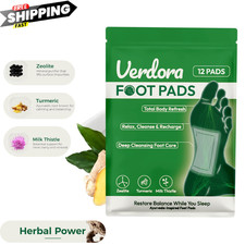 Verdora Bamboo Ginger Foot Pads for Relaxation Sleep