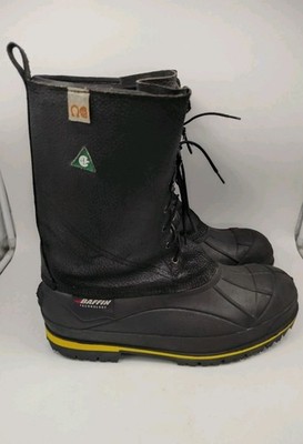 Baffin Technology Insulated Warm Snow Boots Safety Toe/ EH Men's Black Sz 13