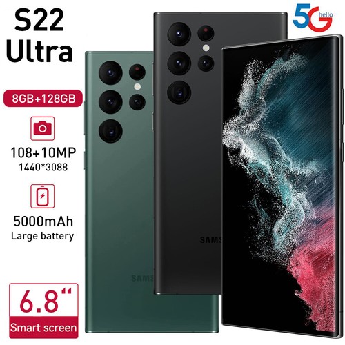 NEW Samsung Galaxy S22 Ultra 5G 128G | 256GB | 512GB SM-S908U Unlocked ALL Color - Picture 7 of 19