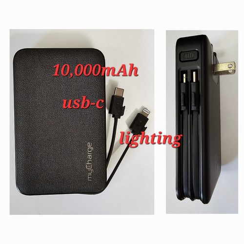  MyCharge PowerHub ULTRA 10K All-in-One Portable Chgr Dual USB-C and L