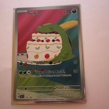 Pokémon TCG Gulpin 154/142 Illustration Rare Stellar Crown