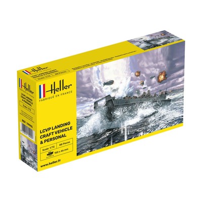 Heller Model Kit LCVP Landing Craft Vehicle & Personnel New