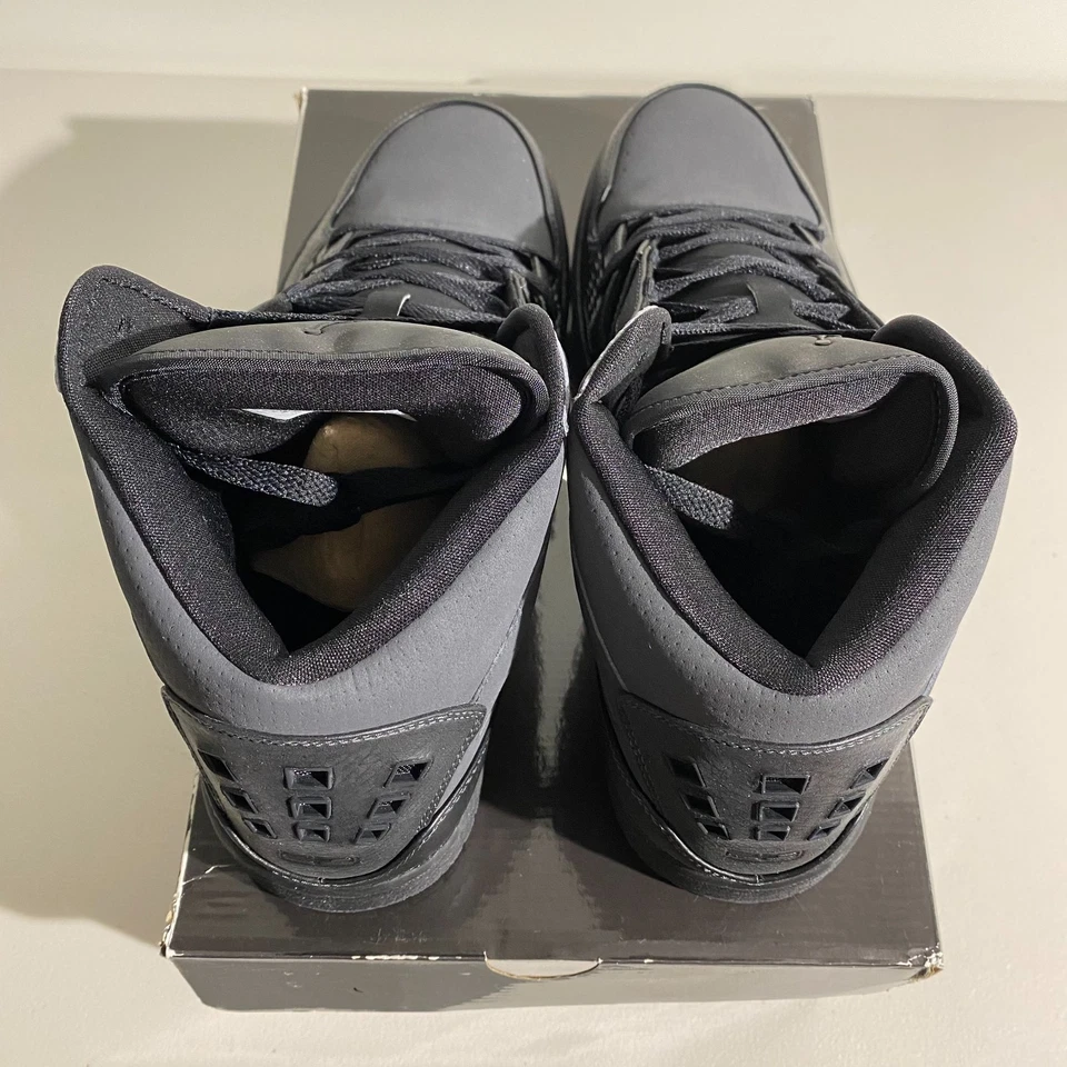 Talla 12.5 - Nike Jordan 1 Flight Mid Negro 372704-006 ¡Nuevo! ¡Envío rápido! Foto 3 de 4
