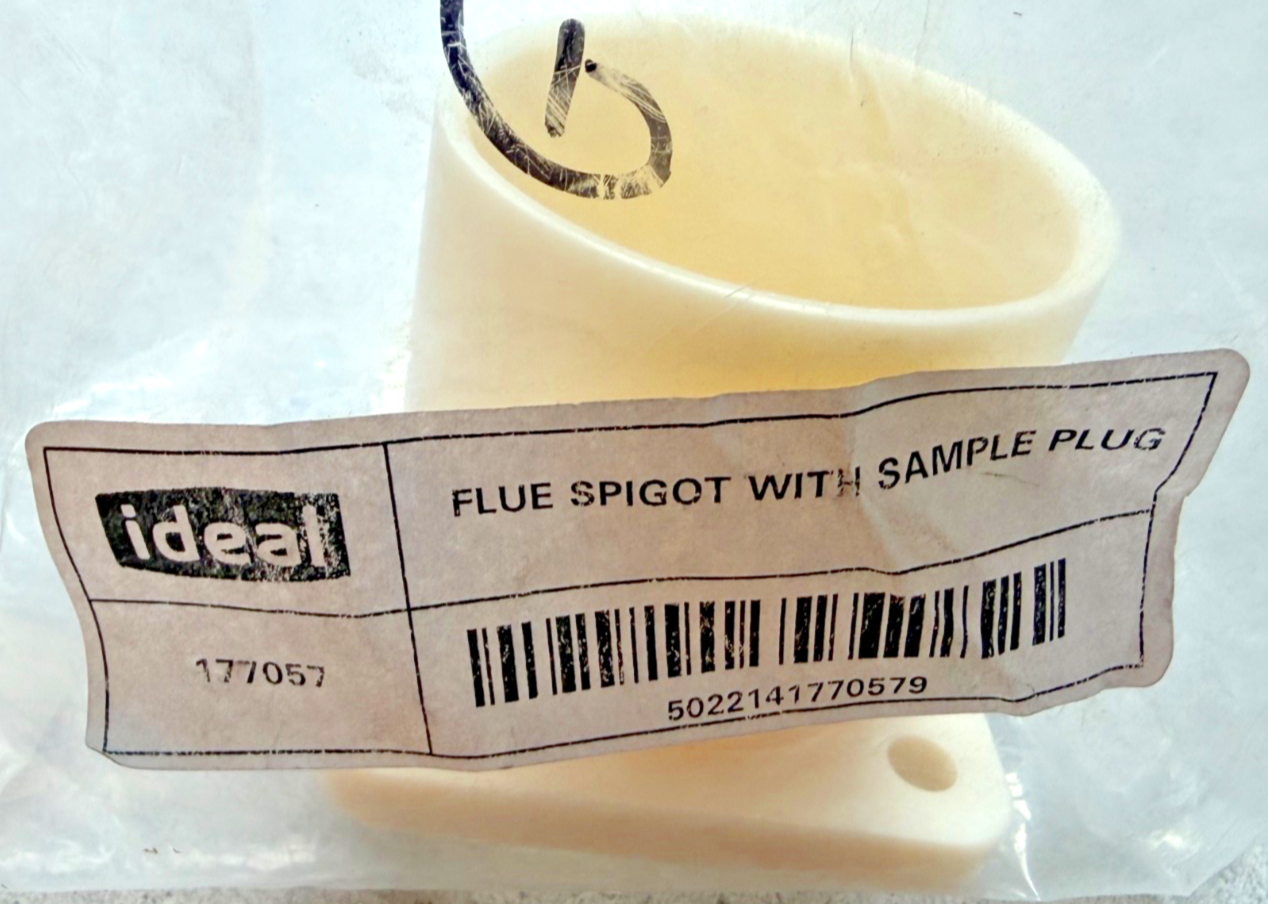 Keston C 30 35 Combi Flue Spigot with Sample Plug Ideal 177057 New Genuine
