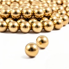 ZXTDBMBB 50Pcs H62 Precision Brass Balls Solid Brass Balls Diameter 1/2" 12.7...