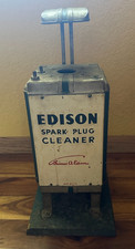 Vintage THOMAS A. EDISON Spark Plug Cleaner early automobile rare collectable