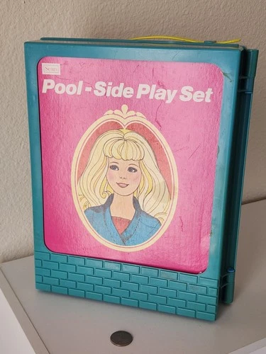 VINTAGE BARBIE SEARS POOL PLAY SET Htf. Incomplete. Inflatable. Gift. Doll Acces