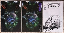 Juego Completo de Cubierta Spawn 295 Alto Grado A B C Virgin Trade blanco y negro McFarlane Mattina