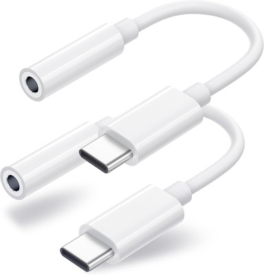 2 Pack USB C to 3.5Mm Headphone Jack Adapter, USB C to Aux Audio Dongle Cable Co