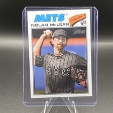 2026  Topps Heritage Nolan McLean #150 Rookie New York Mets Baseball