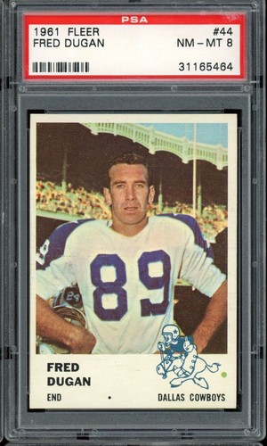 Fred Dugan #44 1961 Fleer card