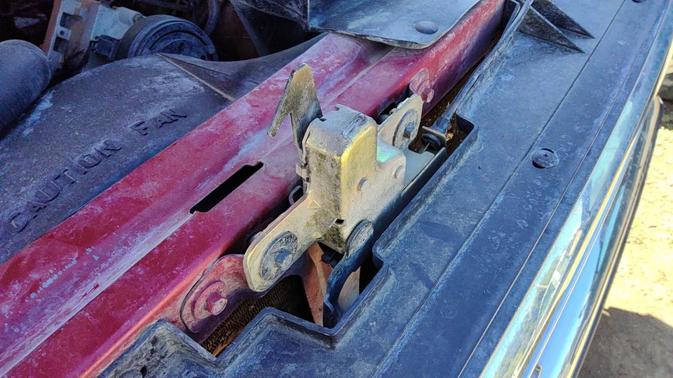 Ford F150 1987 1988 1989 1990 1991 conjunto de pestillo de capó con soporte OEM Foto 3 de 3