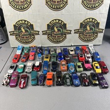 Vintage Lot Of 48 HOT WHEELS MATCHBOX  MAISTO Die Cast Cars With Case Kids R