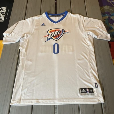Russell Westbrook White Oklahoma City Thunder NBA Fan Apparel
