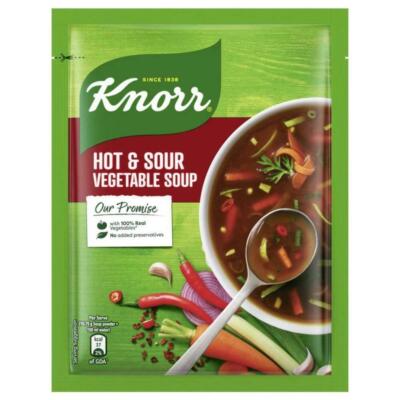 New Knorr Cup A Soup Hot & Sour Veg Ready in one Minute - 43 Gram