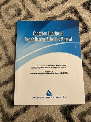 Cognitive Functional Rehabilitation Activities Manual