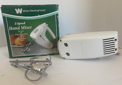 Westinghouse Retro Hand Mixer, 5 Speeds Turbo Function, 2 Whisks, 2 Kneading Hooks, LCD Display, Timer, Pedestal Base, Storage Bag, 350 Watt, Black Westinghouse Retro Hand Mixer, 5 Speeds Turbo Function, 2 Whisks, 2 Kneading Hooks, LCD Display, Timer, Pedestal Base, Storage Bag, 350 Watt, Black