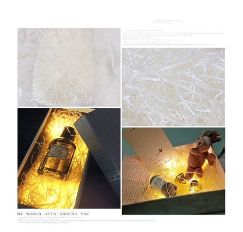 Luxury Shredded Paper - Hamper Basket Gift Box Tissue Present Shred Filler - Picture 3 of 21