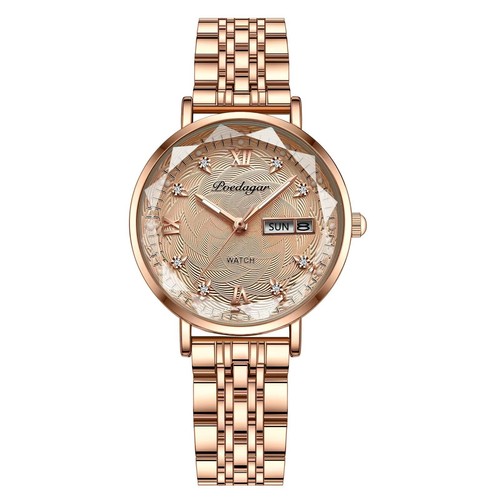 Women Watch Rose Gold Watch Waterproof Luminous Ladies Watches