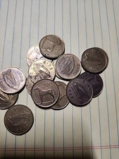 Old Irish coin 20p Horse Twenty Pence 1986 - 2000 U.S. Seller / Lucky Coin