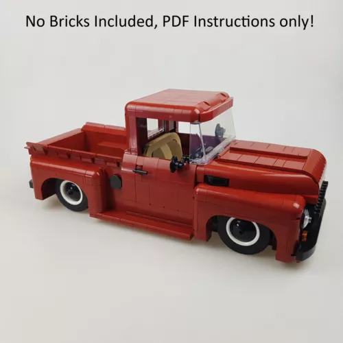 Custom LEGO Icons Pickup Truck 10290 MOC PDF Build Instructions
