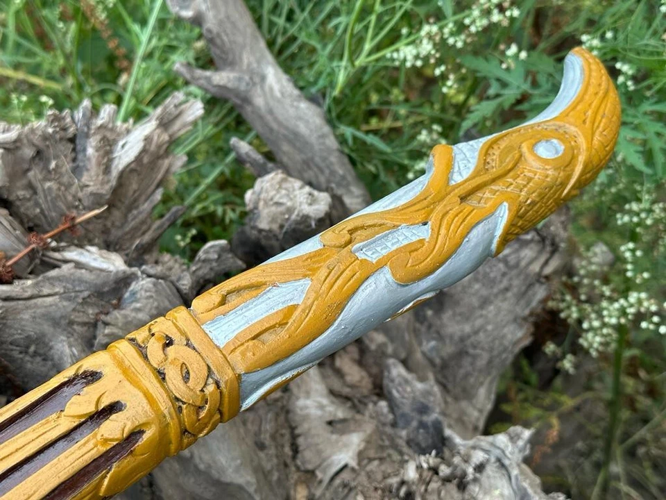 Hermosa hacha forjada vikinga hecha a mano personalizada Foto 3 de 4