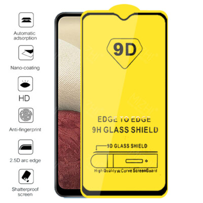 Samsung Galaxy A12 Tempered Glass Protector Full Screen Edge to - Main Image
