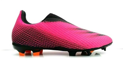 adidas X GHOSTED.3 LACELESS FG JR - Pink/Black (FY7281) | eBay