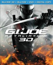 G.I. Joe: Retaliation Blu-ray 3D / Blu-ray / DVD / Digital Copy Ultra - GOOD
