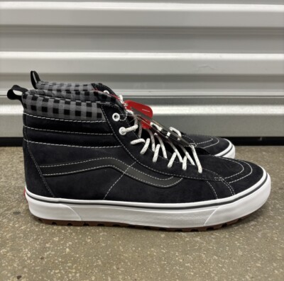 Vans Sk8 Hi MTE 1 Plaid Grey White Mens  VN0A5KXKGYW