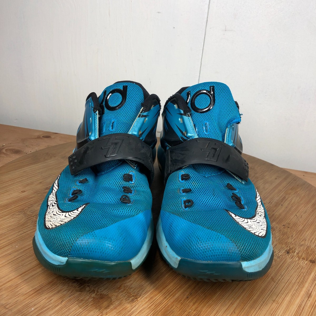 Nike Shoes Mens 9.5 KD 7 VII Sneaker Basketball Blue Clearwater