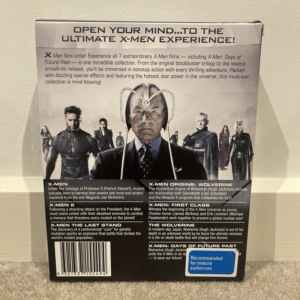 X-Men Xmen X men Cerebro Collection 7 Movies blu ray Box Set DAYS OF FUTUR Past - Image 2 of 4