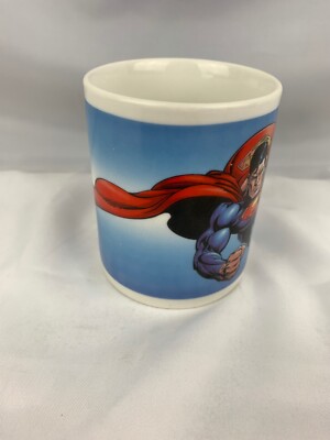 Monogram 2006 10 oz. Ceramic "Super Man" Mug Cup Caped Superhero DC Comics  (054) | eBay