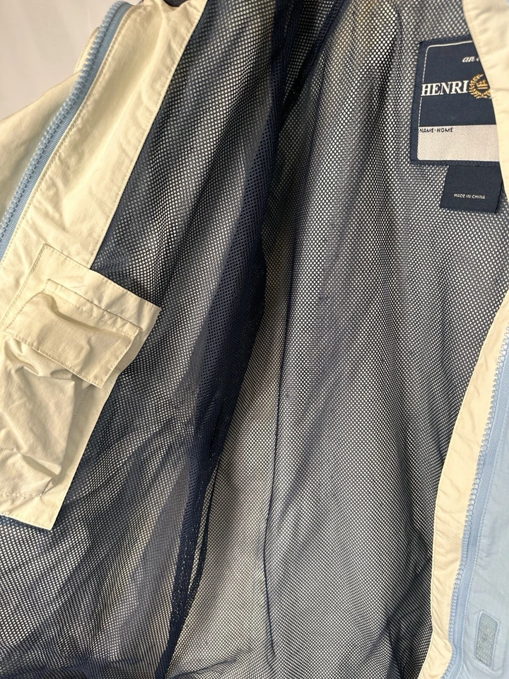 Chaqueta Henri Lloyd para mujer grande azul tecnología marina abrigo de vela lluvia Foto 4 de 4