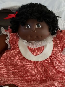 black cabbage patch doll 1984