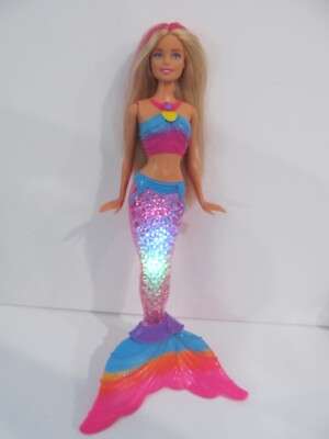 Barbie Dreamtopia Mermaid Light Up Doll w/ Pink Blonde Hair