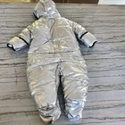 Steve Madden Infant Silver Metallic Snowsuit Size 6-9 Months — photo 6