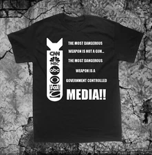 Anti Media Shirt - Government Human Liberation Rights Class War Anarchy Punk