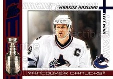 2003-04 Pacific Quest for the Cup Blue #100 Markus Naslund
