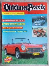 Oldtimer Praxis August 1991 8/1991 Honda S600 Mercedes 170 Pagode BMW R26 Mabeco