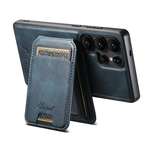 For Samsung Galaxy S25 Ultra Removable PU Leather Card Holder Wallet Phone Case - 第 14/37 張圖片