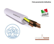 CAVO FG16OR16 EX FG7 TRIPOLARE 3 POLI 3X4 3G4 MMQ DOPPIA GUAINA PER ESTERNO g/v