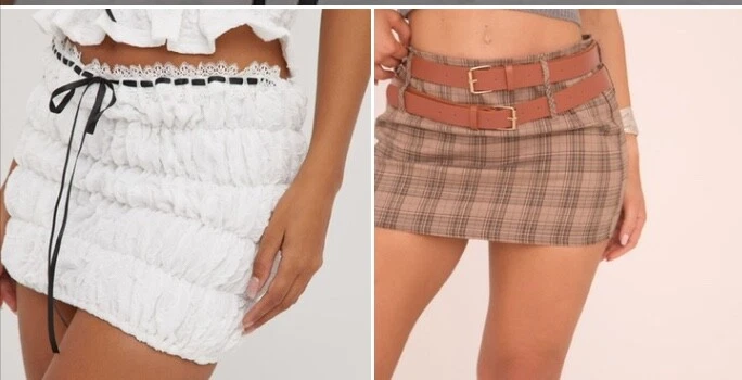 Women’s Mini Skirt Denim Sizes 12 14 Multiple Styles to Choose From - Image 2 of 4