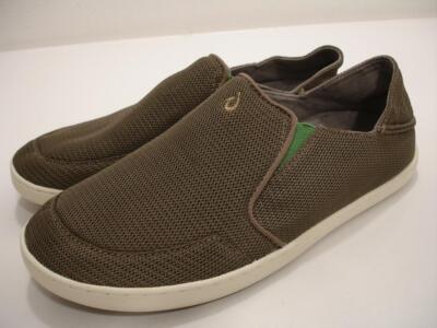 Olukai Nohea Mesh‎ Men\'s Size 8.5 Shoes Brown Mustang Lime Peel 10188-13AP Olukai Men main image 3