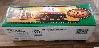 Ertl B195, 1934 Diamond T Tanker Coin Bank, Doodle Bug, Texaco