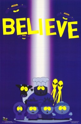 South Park Vintage Poster 22 x 34 BELIVE